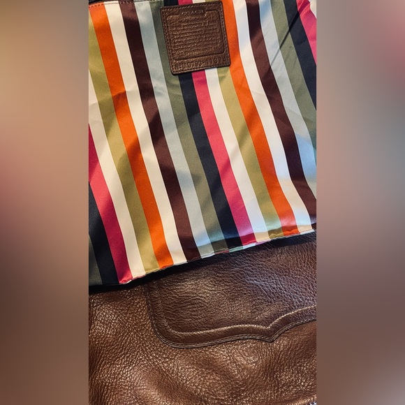 COACH Thompson XL Hobo 65th Anniversary Legacy Leather Shoulder W/CHALA Charm - Picture 4 of 17